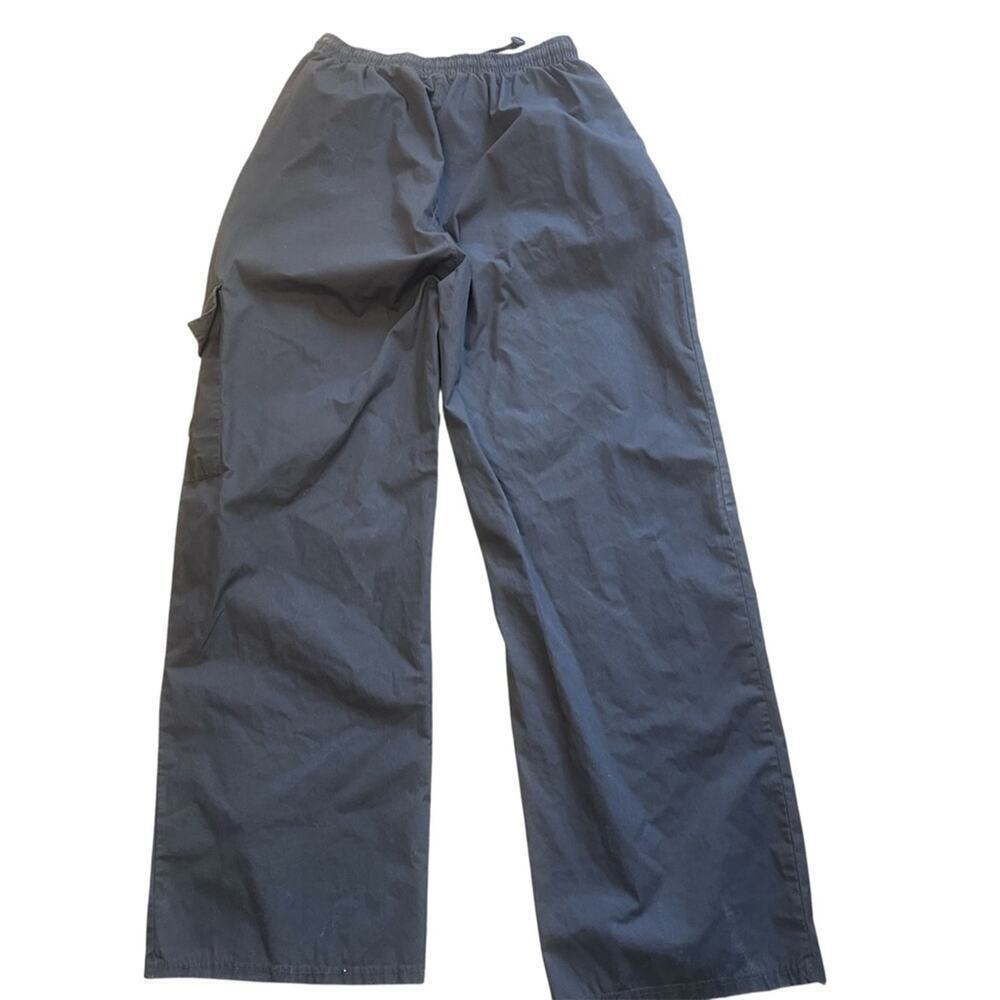 PrettyLittleThing Black Wide Leg Cargo Pants, Casual, Modern, Chic, Relaxed, 12 - Picture 5 of 7